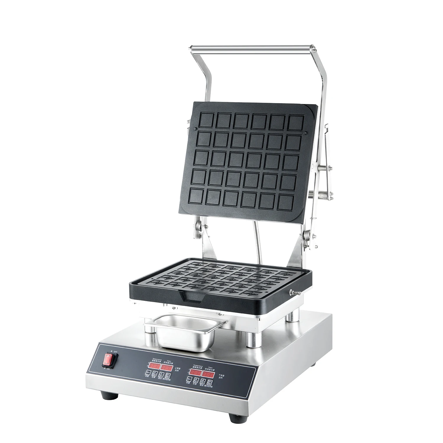 

Waffle Sandwich Biscuit Forming Press Making Machine 30 Holes Biscuits Machine for Custom Your Own Pattern