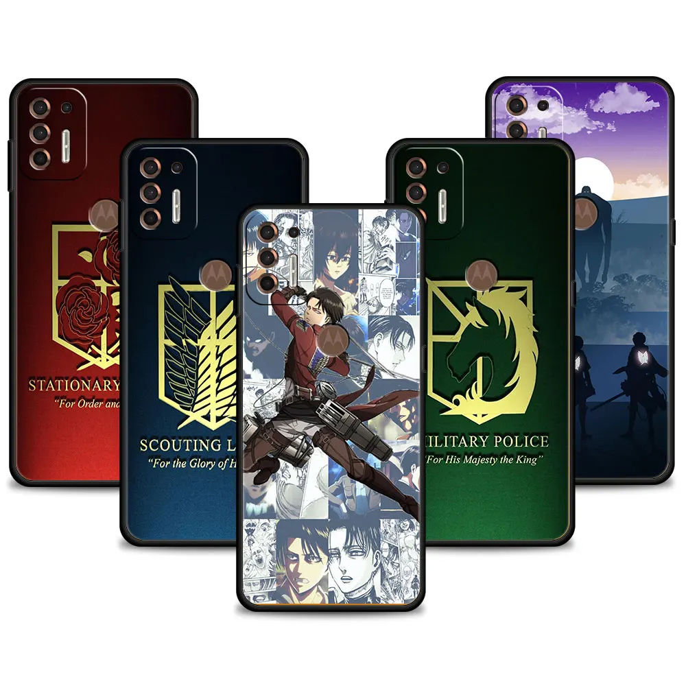 

Phone Funda Titans attack Luxury Luxury For Moto G60 One Fusion Plus E6s G31 G Stylus 2022 G9 Play G8 Power Lite G50 G30