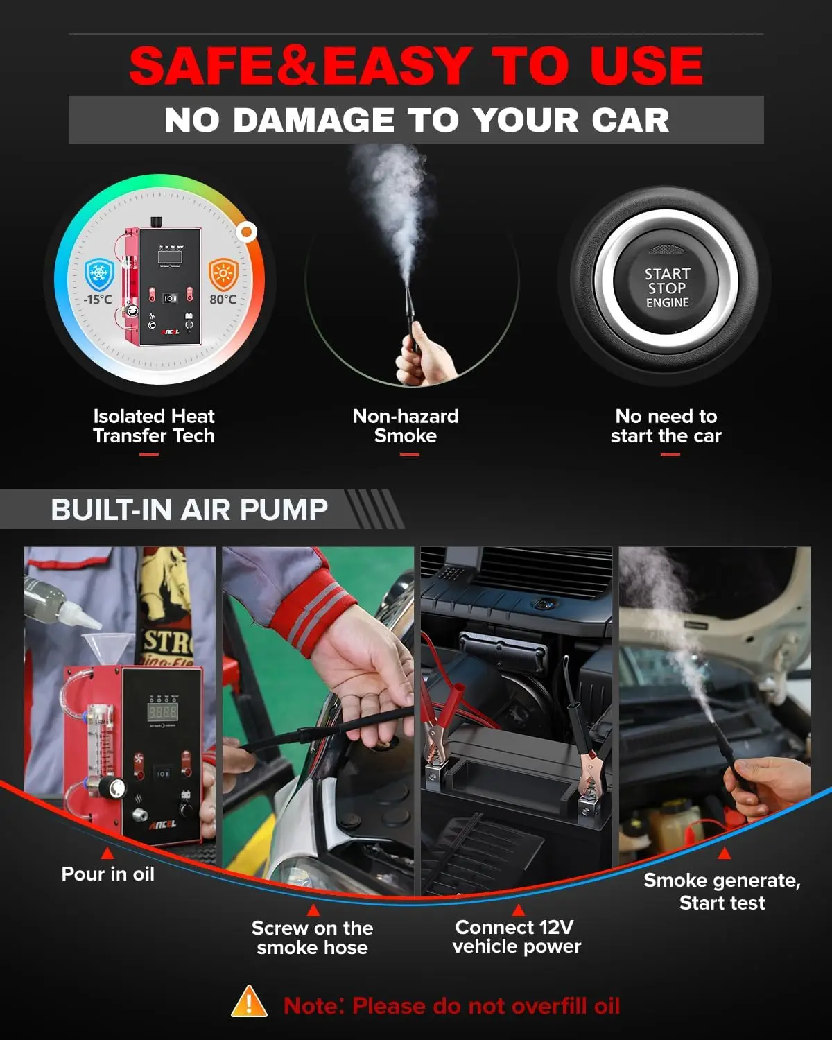 Автомобильный сканер Ancel BD310 Bluetooth OBD2 3 в 1 устройство для чтения кодов OBD бортовой