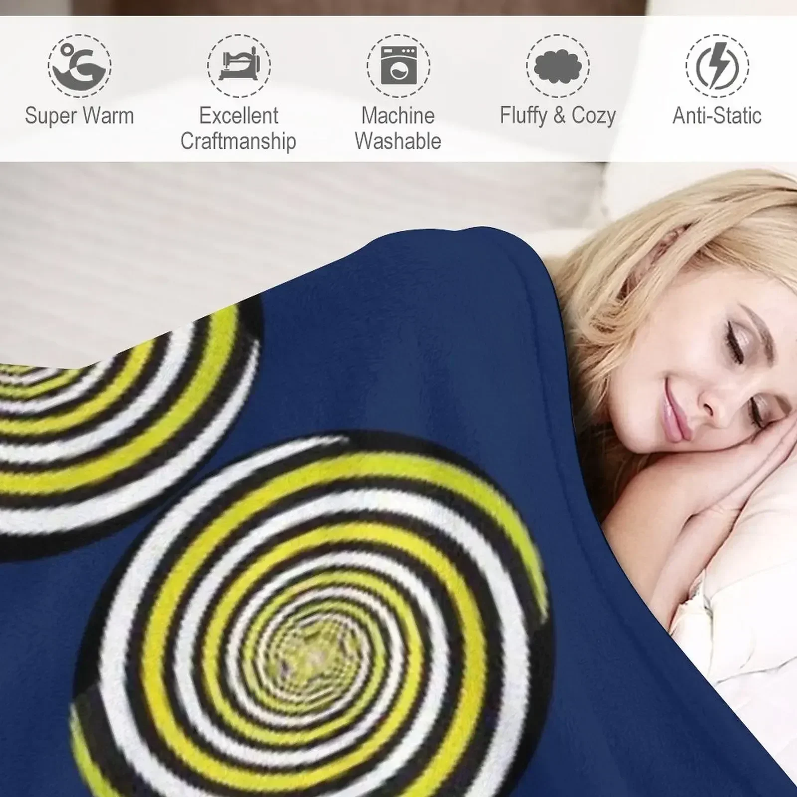 Новая униформа Smiler Alton Towers одеяло для сна спальный мешок дизайнерские лохматые