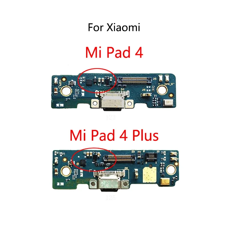 USB-порт для зарядки док-станции разъем гибкий кабель Xiaomi Mi Pad 4 планшета plus модуль