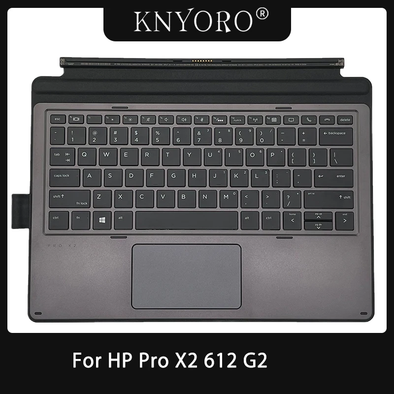

918321-001 NEW US Keyboard Docking For HP Pro X2 612 G2 Notebook PC English Keyboard Base Laptop Palmrest Upper Cover HSN-D06K
