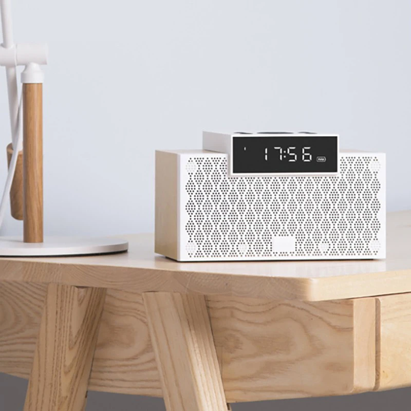 Bluetooth-динамик мини-портативный беспроводной сабвуфер будильник настольный
