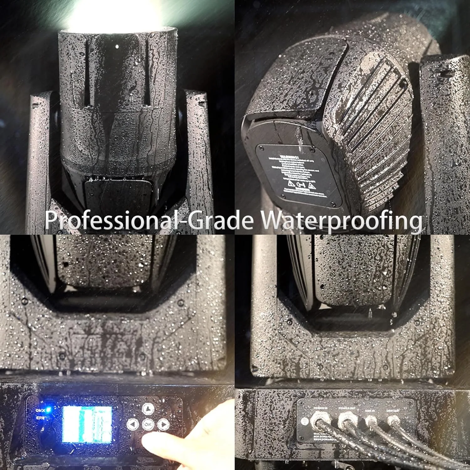 Фото Сценический световой прибор 380W 19R IP65, водонепроницаемый, с 17 гобо и 14 цветами, DMX512, Beam Wash Strobe Light для дискотек и вечеринок №3