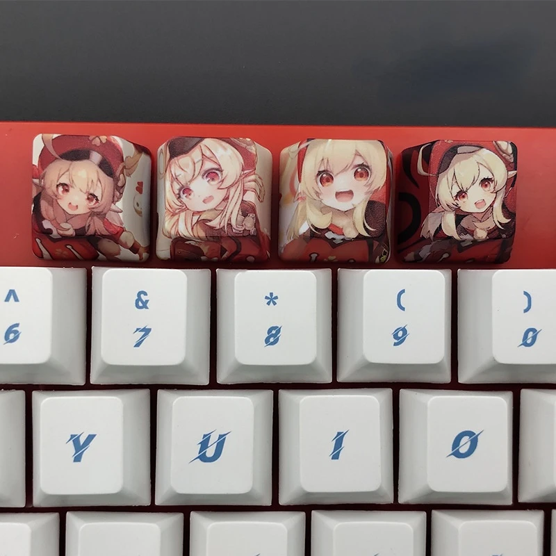 

Personalized Mechanical Keyboard Cap PBT Key Caps Anime R4 Cherry Mx Profile Esc Dye Sublimation Oem Keycaps Coral Sea Keycaps