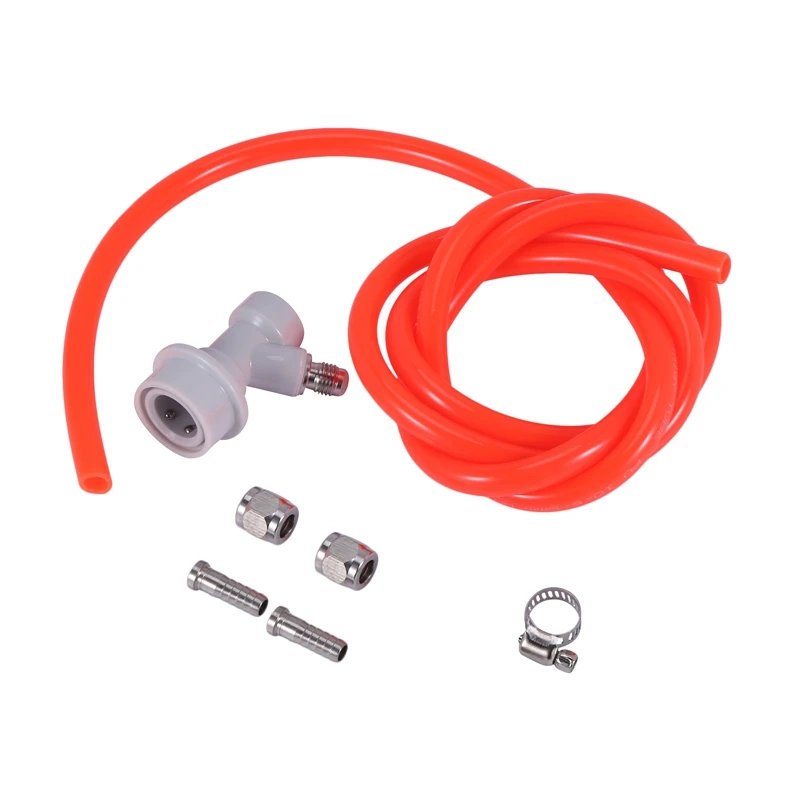 

Lock Beer Line Assembly,5/16 Inch Ball Lock Line Assembly, MFL Liquid Disconnect With 5Ft Gas Line For Home Brewing Cornelius Ke