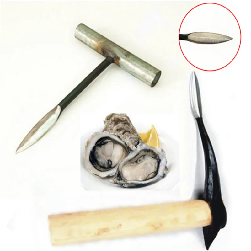 

professional Oysters knife Tool Stainless Steel Open Scallop Oyster Shell Seafood Tool Wood handle Oyster Shucking sharp Knives