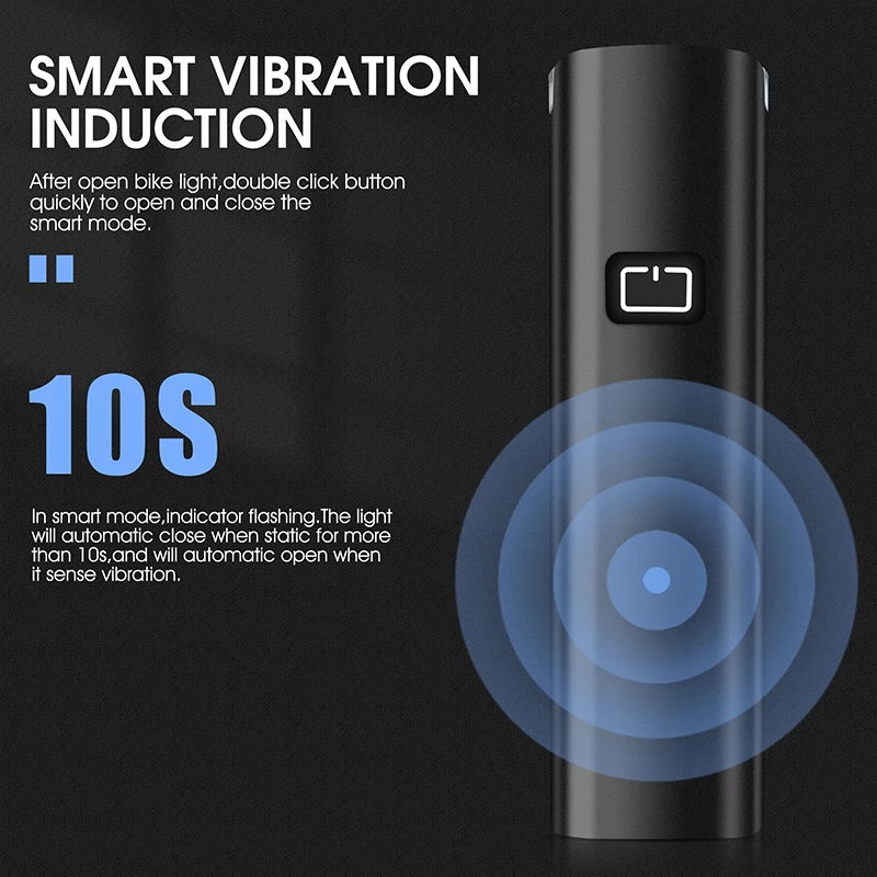 Фонарь велосипедный аккумуляторный 1000 лм USB Type C