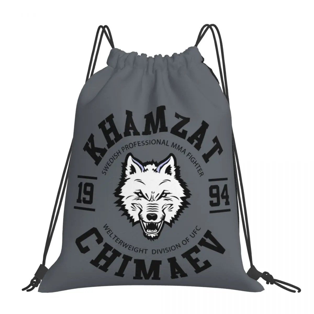 

Drawstring Bags Gym Bag Khamzat And Chimaev (5) Classic Backpack kick-boxing Field pack Graphic