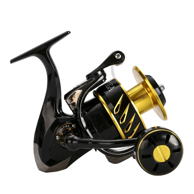 

Saltiga Hot Sell SW4000XG SW6000HG SW10000HG Fishing Reel Saltwater 11+1BB 35kg DragPower Spinning Jigging Reel