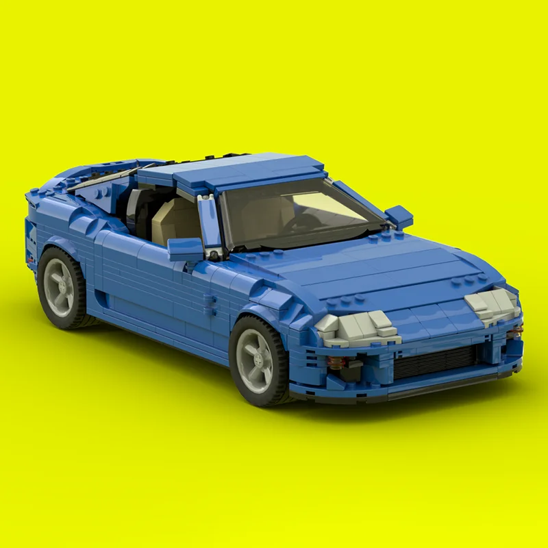 Фото Moc Building Bricks Модульный MK4 1993, Чемпион Скоростные автомобили, модель технологии, модульные супер-автомобильные блоки, Рождественский набор, игрушки «сделай сам», подарки №4