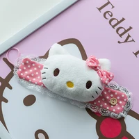 hello kitty plush curtain buckle creative home curtain clip for girls fashion princess room curtain with lace decoration