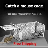 reusable mouse trap cage metal mice rodent rats catcher pest control products garden outdoor household gadgets dropshipping