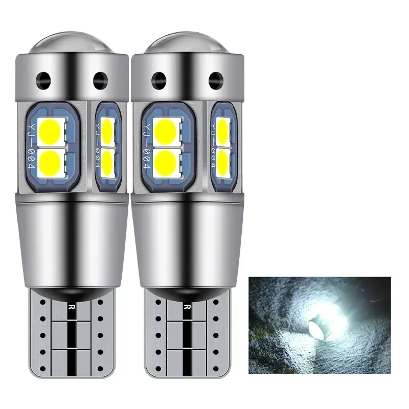 

2 шт. Super Brigh T10 W5W 168 192 Светодиодный задний фонарь Белый 3030 10SMD 12 В Автомобильная светодиодная лампа CANBUS NO Error Автомобильная габаритная лампа для парковки