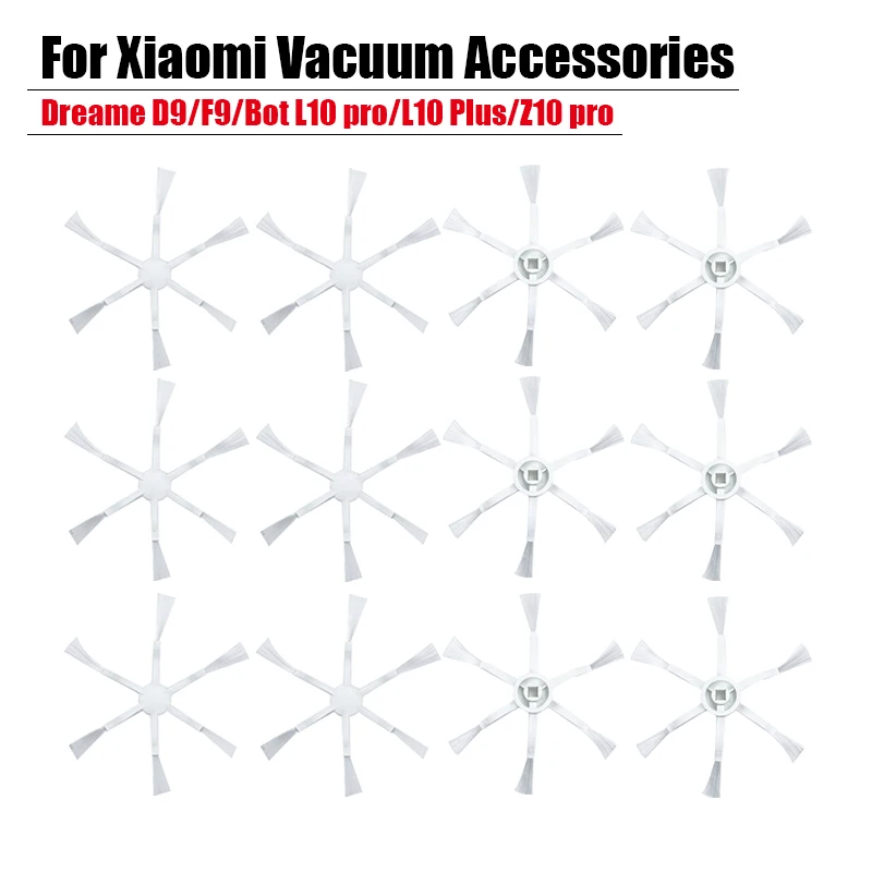 

Hexagonal side brush for Dreame D9 L10 pro Z10 Pro vacuum cleaner accessories replacement xiaomi F9 sweeping robot spare parts