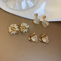 european and american fashiondesign sense of earrings fashion temperament geometric high sense of earrings simplefemale earrings