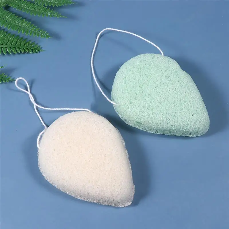 6 шт. волокнистый материал мягкая текстура спонж для мытья лица Konjac чистящая