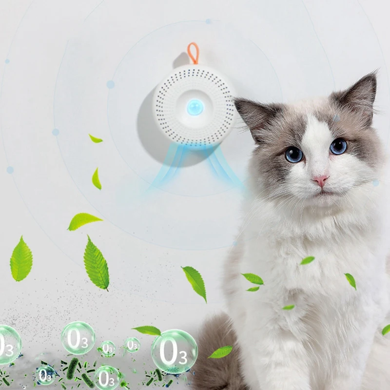 

Cats Litter Box Deodorizer Air Cleaner Toilet Odor Purifier Rechargeable For Pets Home (1 Pcs)