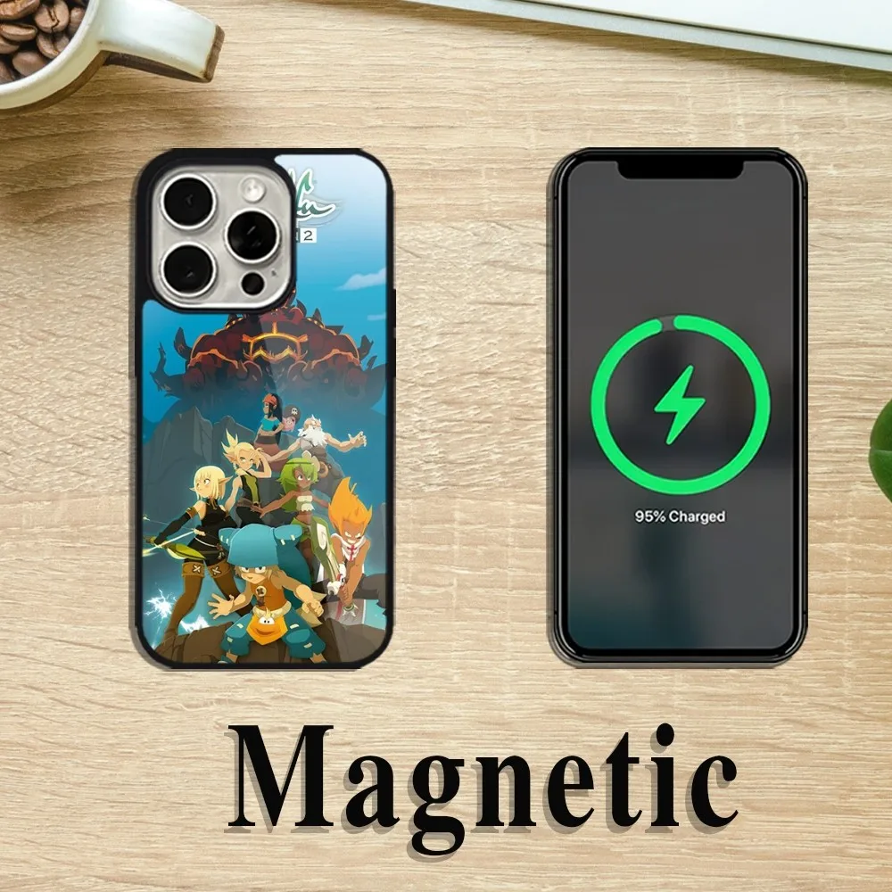 G-Game W-Wakfu A-Adventure чехол для телефона iPhone 11 12 13 14 15 Pro Max Plus Magsafe Магнитная Беспроводная