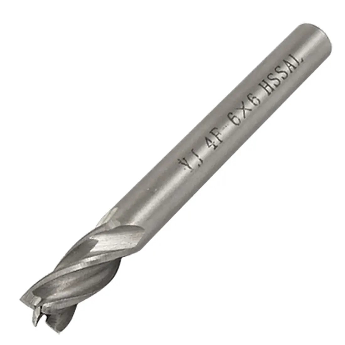 

Uxcell End Mills High Precision HSS Metal Cutter 6mm 4 Flutes Coarse Teeth Milling Cutter Milling Tool