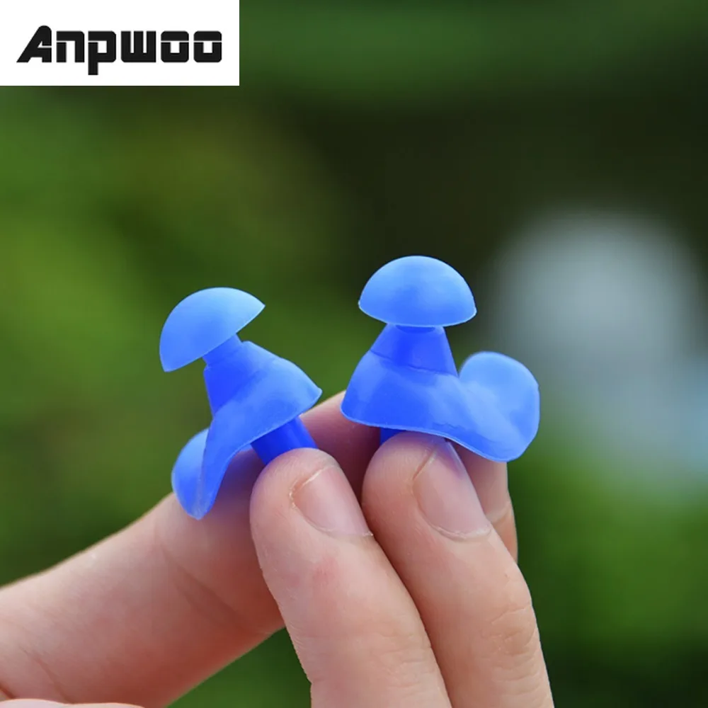 

1 Pair Soft Ear Plugs Environmental Silicone Waterproof Dust-Proof Earplugs Diving Water Sports Swimming Accessories