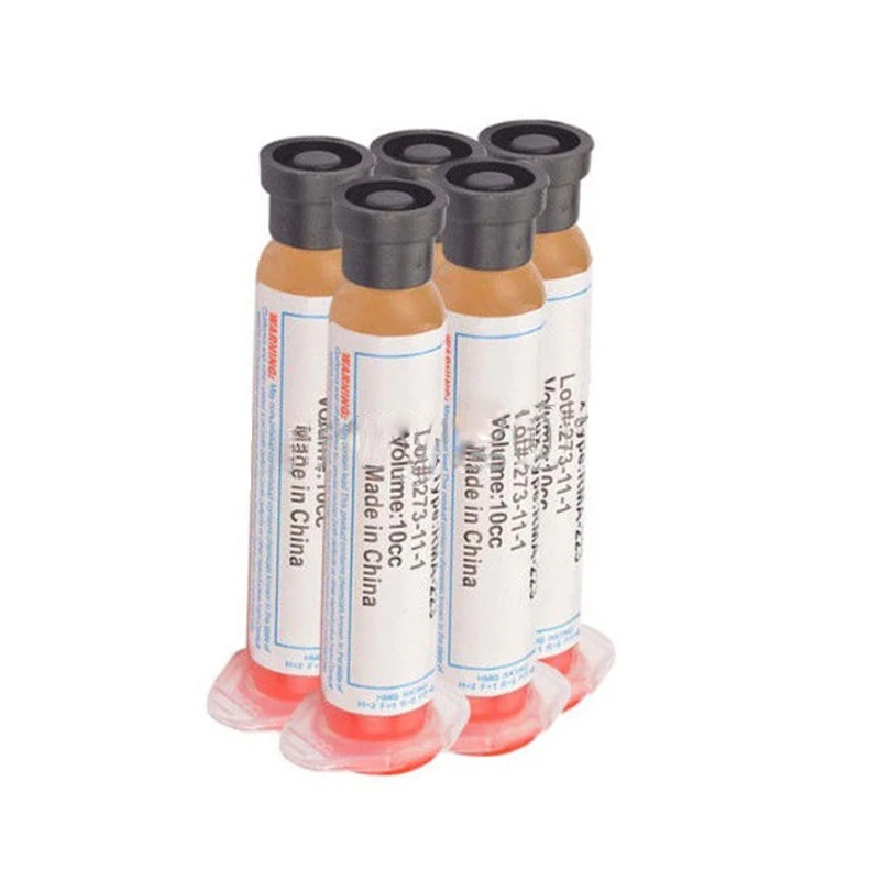 

5 PCS New BGA SMD Soldering Paste Flux Grease RMA-223 10cc Syringe Solder Paste
