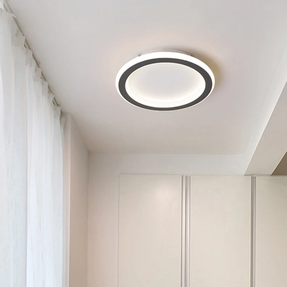 

LED Lighting Fixture Brightness Flush Mount Ceiling Light Protect Eyes Easy Installation Durable Dimmable for Bedroom Bathroom