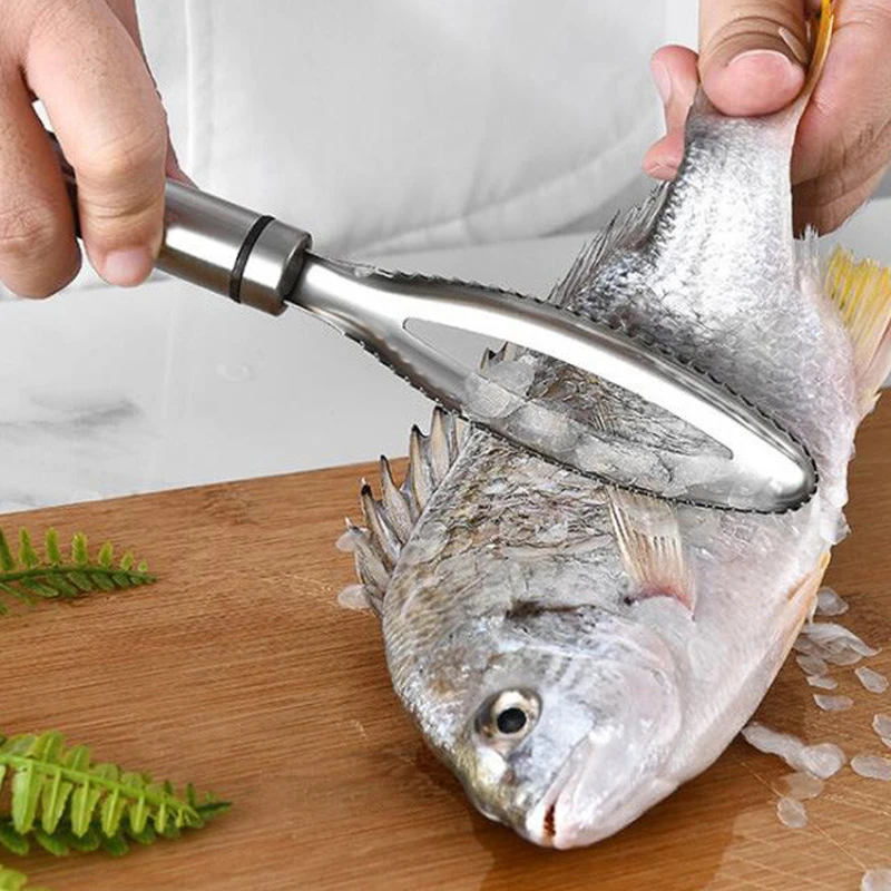 

Рыбочистка из нержавеющей стали, терка для удаления рыбной чешуи, кухонные аксессуары