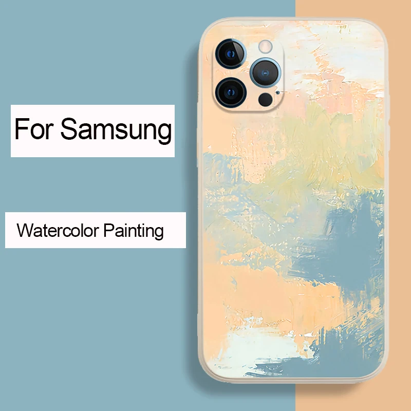 

Case For Samsung A13 A23 A33 A53 A52 A32 Case Watercolor Cover Galaxy A82 A73 A51 A31 A21S A30 A22 A14 A54 A10S A10 A03 A02 A01