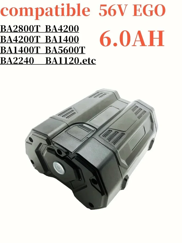 Сменный аккумулятор EGO BA2800 56V 6000mAh, совместимый с EGO BA2800T BA4200 BA4200T BA1400 BA1400T BA5600T BA2240 BA1120 (art.: 3920d83efec8a) - 3920d83efec8a