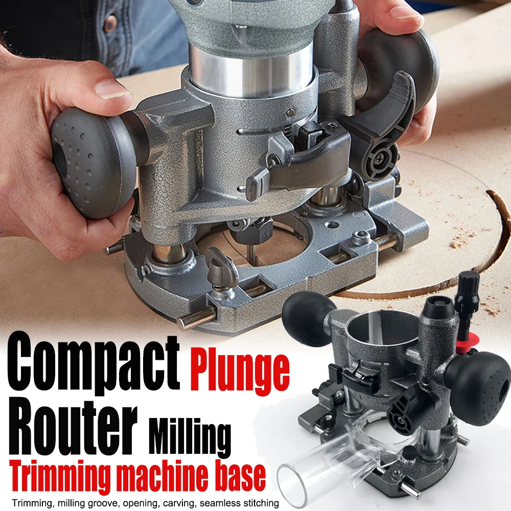 Compact Plunge Router Milling Trimming Machine Base for Electric Trimming Machine Power Tool Accessories 65mm