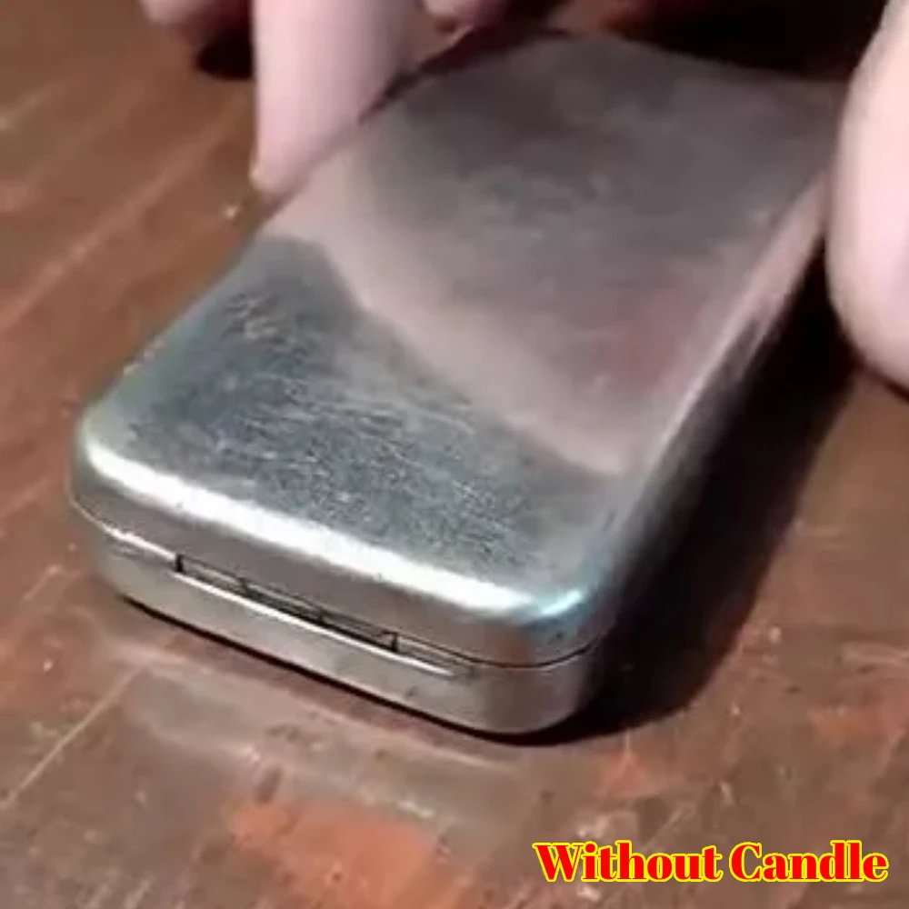 Складной карманный фонарь-свеча для настоящих свечей винтажный маленький