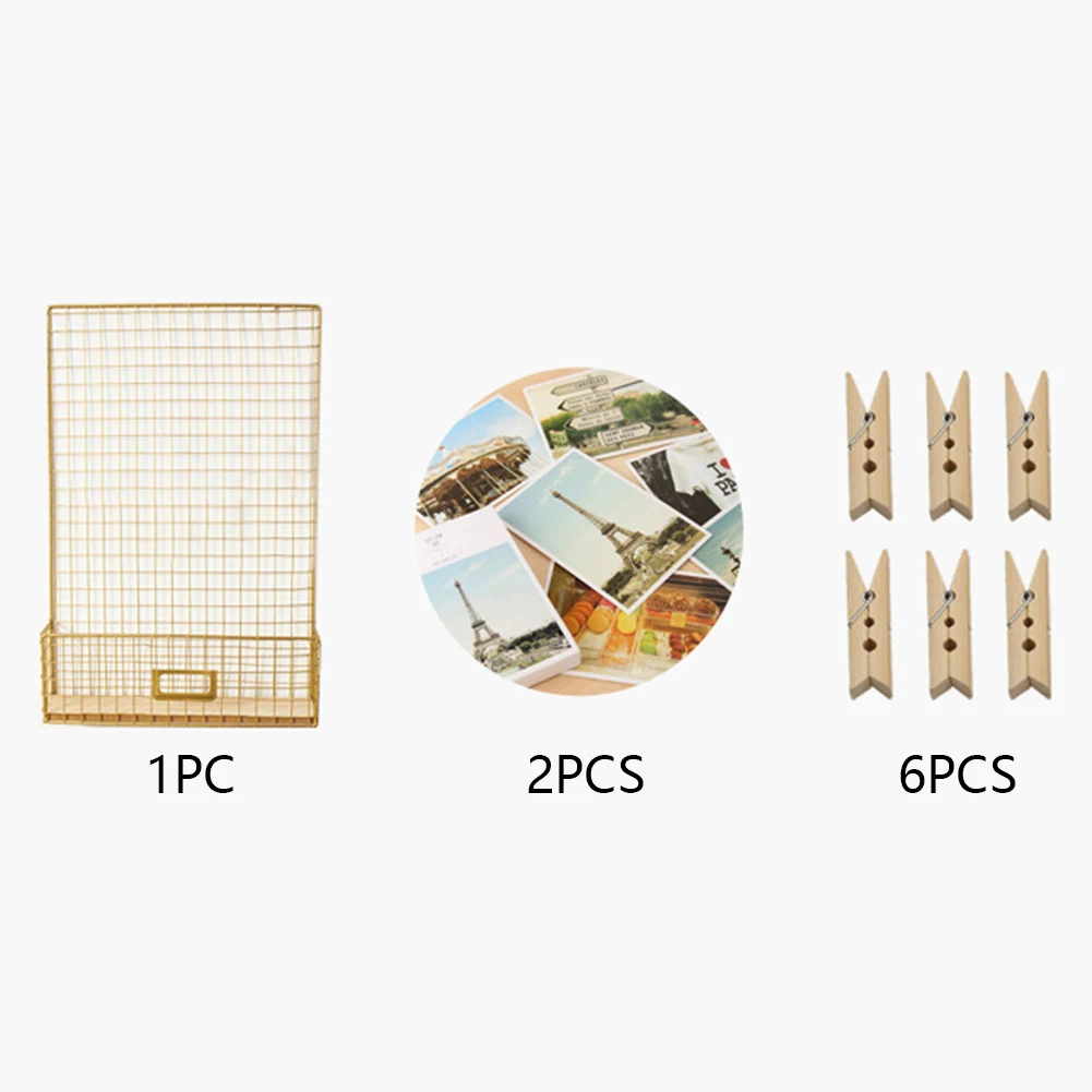

Photo Display DIY Iron Grid Hanging Wall Decor Office Storage Shelf Mesh Home Multifunctional Panel Living Room Memo Board