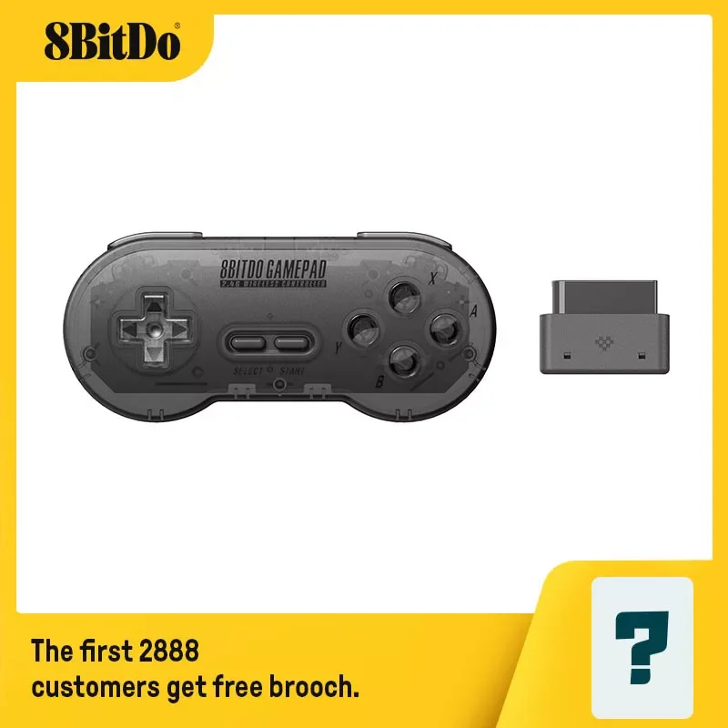 

SN30 2.4G Wireless Gamepad for Original SNES/SFC (SN//Transparent Edition) - Super NES