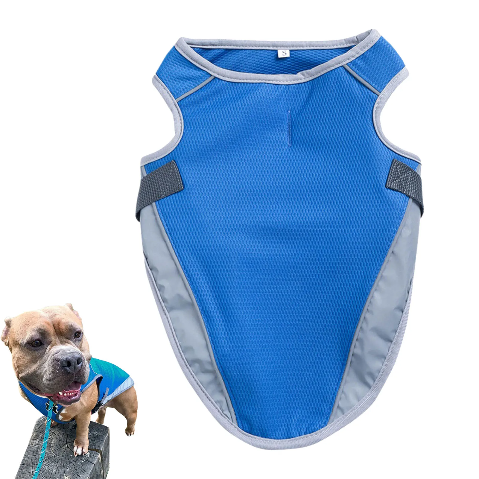 

Dog Cooling Vest Harness Summer Pet Vest For Camping Hiking Lightweight And Breathable Summer Cool Vest For Small Medium Large