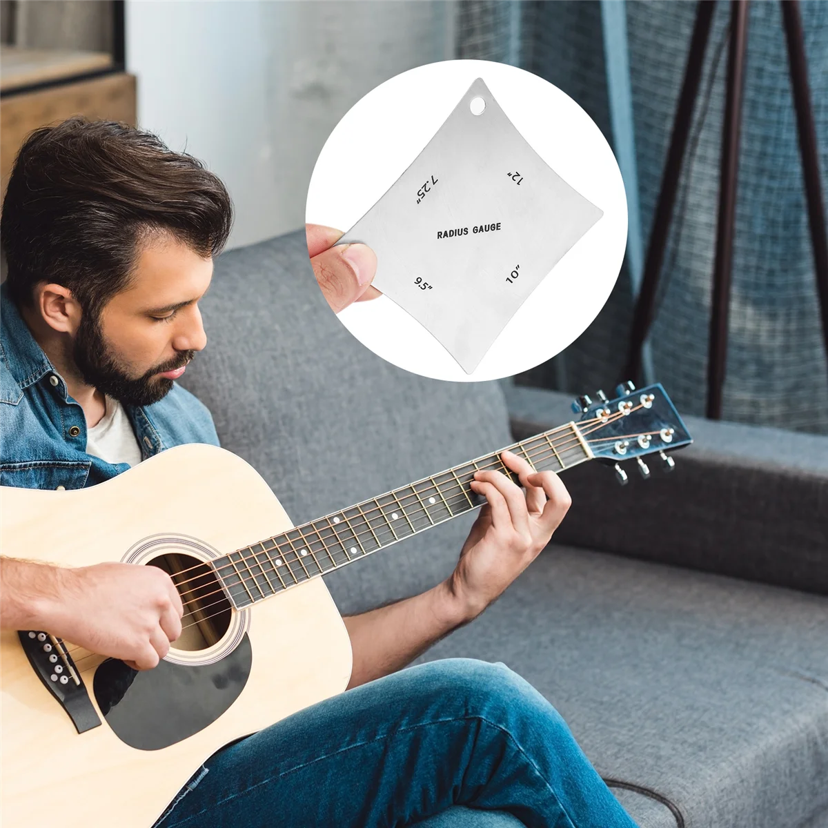 2 шт. грифельная доска для гитары подседельная гайка радиус датчик
