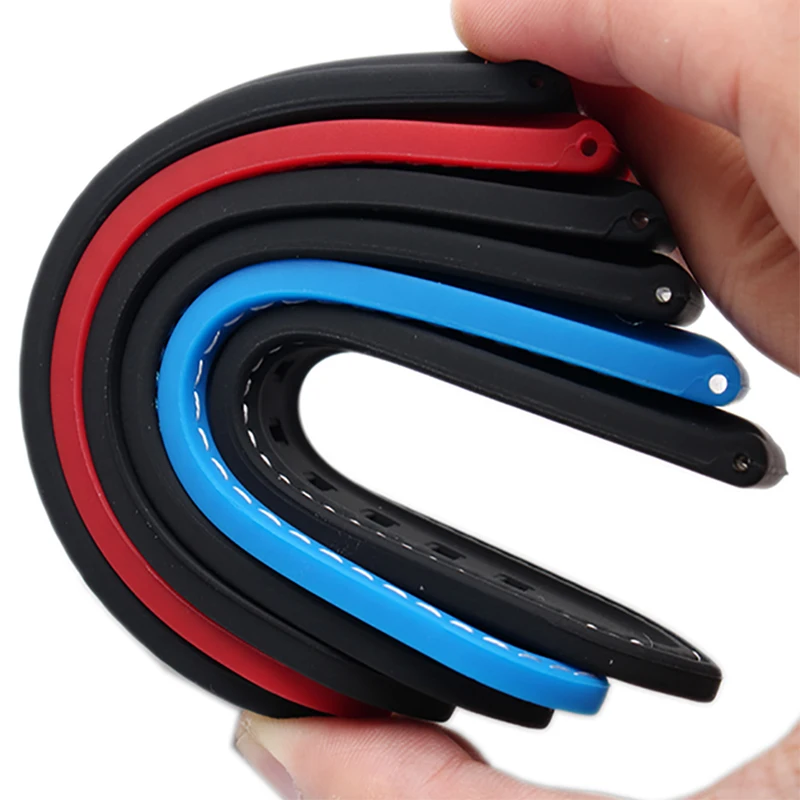 Generic Watchband Silicone Rubber Watch Strap Bands Waterproof 20mm 22mm 24mm  26mm Watches Belt