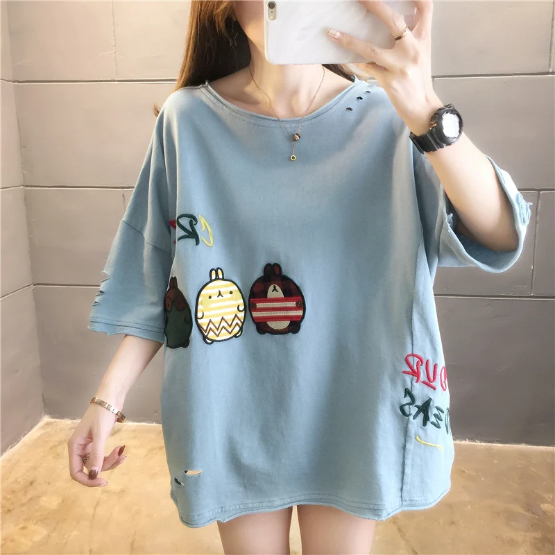 

T Shirt Women Clothes 2020 Fashion Tee Top Ladies Tee Shirt Cotton gray Fashion