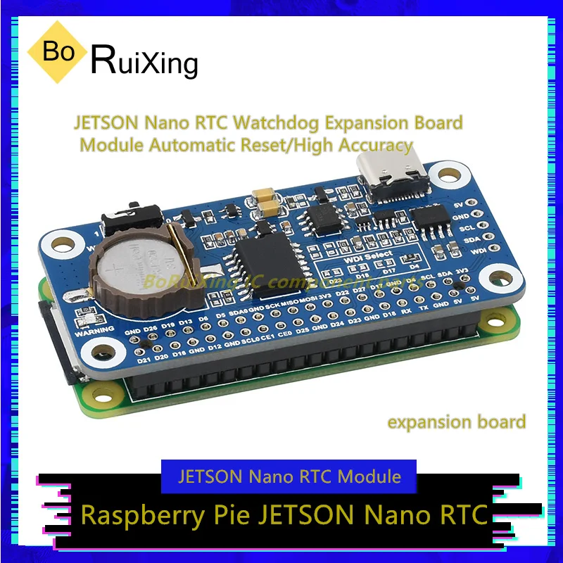 

1PCS/LOT JETSON Nano RTC Watchdog Expansion Board Module Automatic Reset/High Accuracy