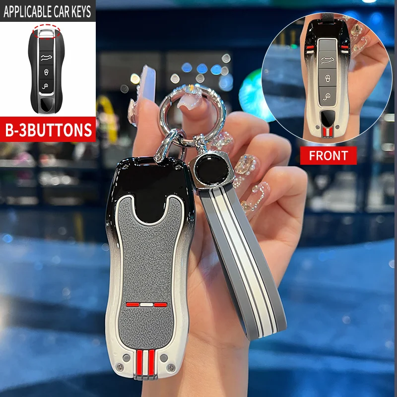 Автомобильный держатель для ключей из цинкового сплава r Porsche 911 Panamera Cayenne Macan Boxster