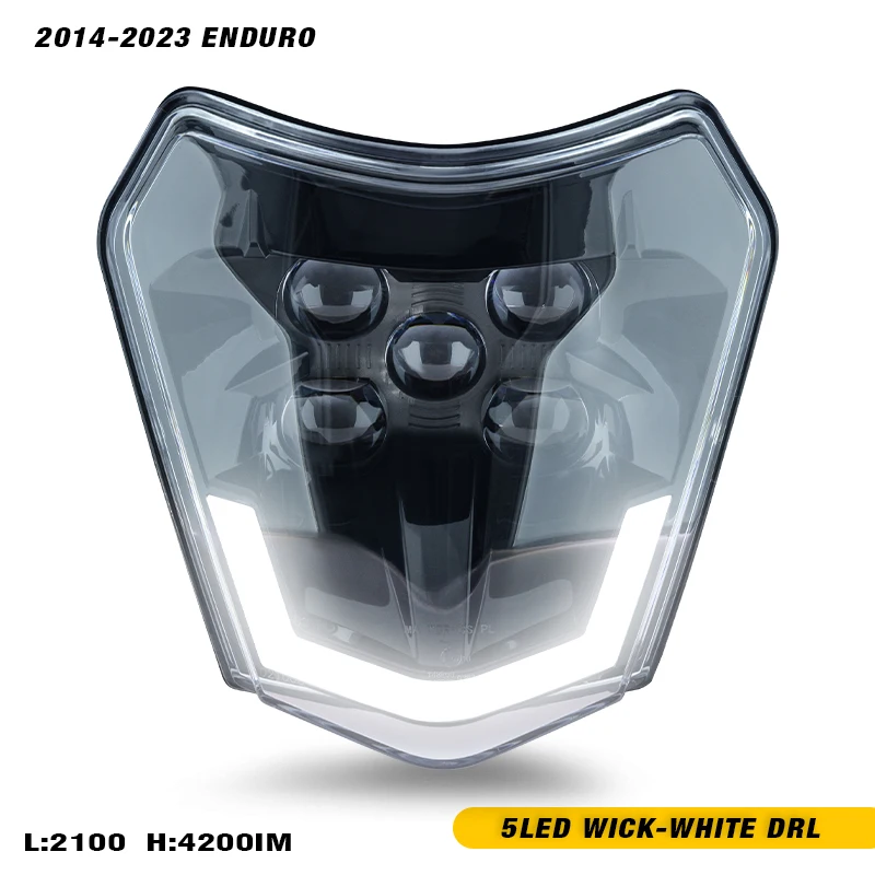 

Новая фара для мотоцикла POWERZONE для KTM EXC SXF XCW MX 2014-2023, фара для супермото, велосипеда для грязи, эндуро, мотокросса