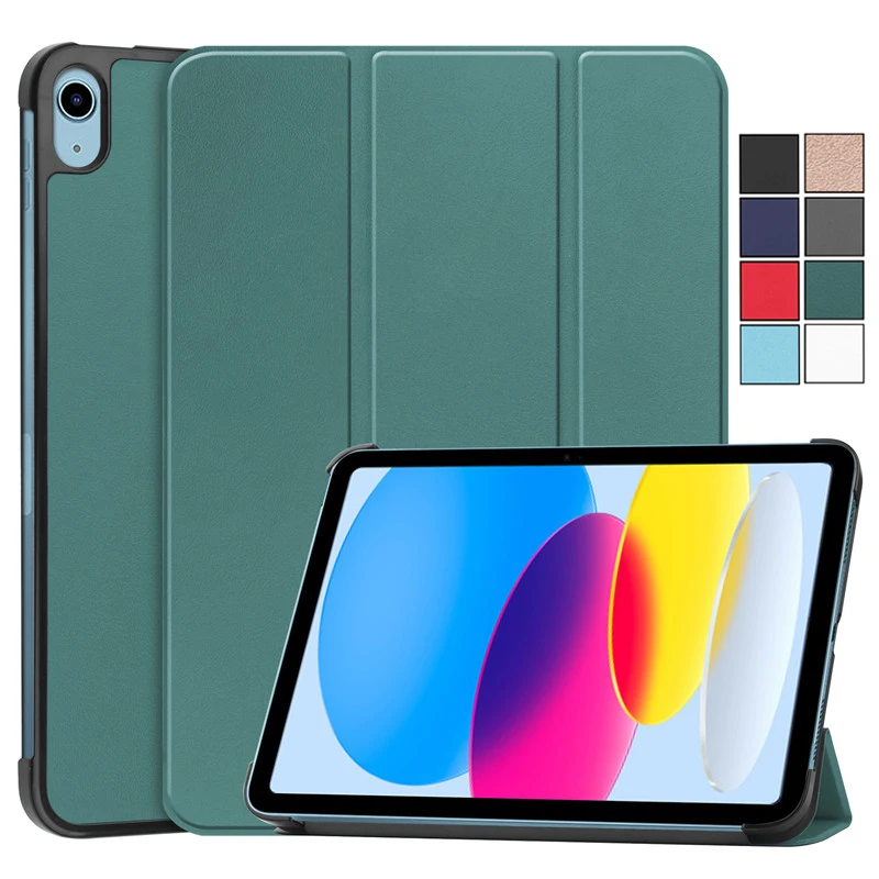 

Slim Funda for Apple iPad 10.9 2022 A2757 A2777 A2696 Flip Stand Magnetic Smart Folio Cover for iPad 10 th Generation 2022 Case