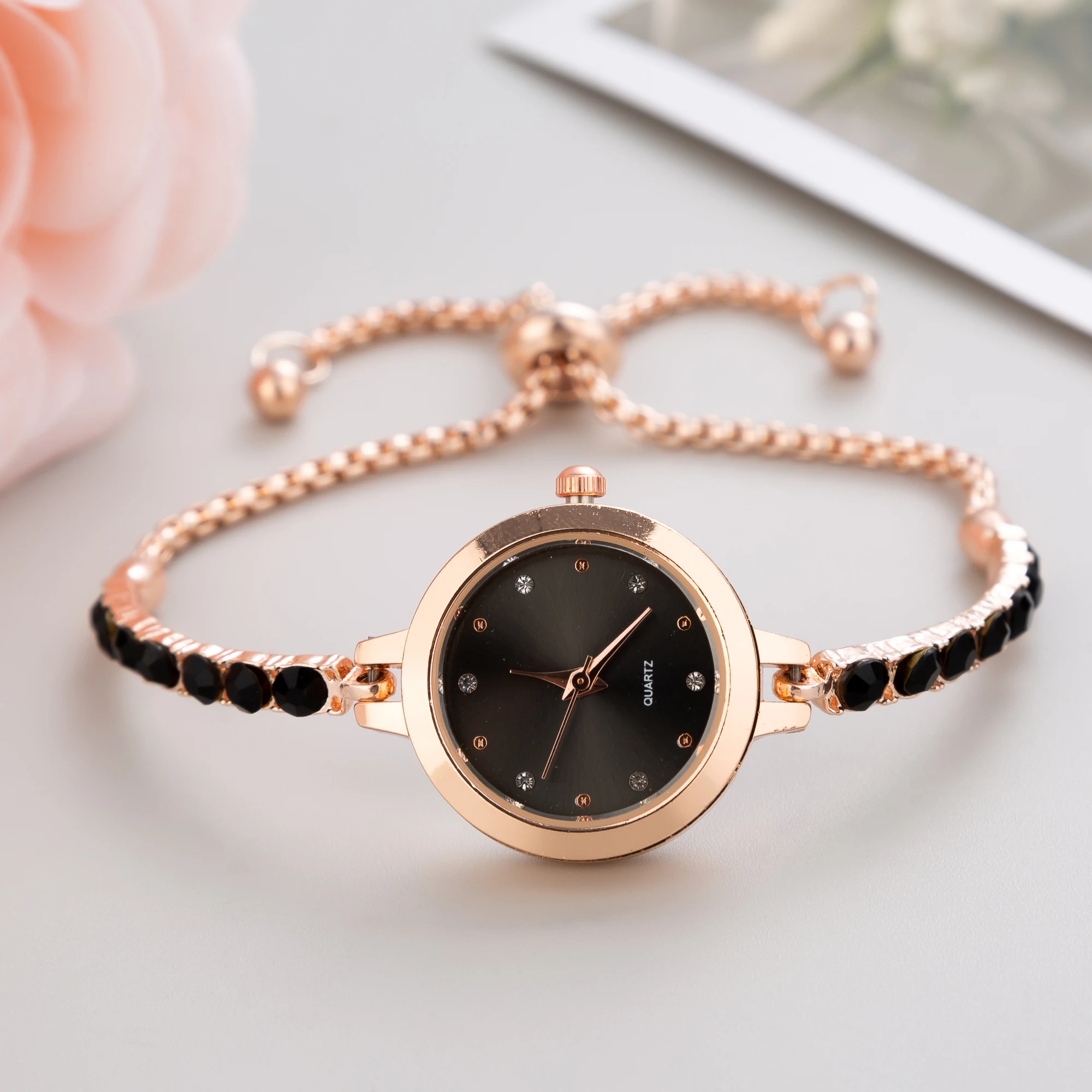 2023 Cute Leisure Bracelets Watch for Women Luxury Crystal Women's Bracelet Quartz Wristwatches Gift for Womens Free Shipping