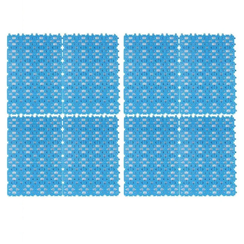 

Rabbit Cage Mat Floor Plastic Mats Feet Pads for Pet Cats Dogs Bunny Hamster Rat Chinchilla Guinea Pig (8 Pack)