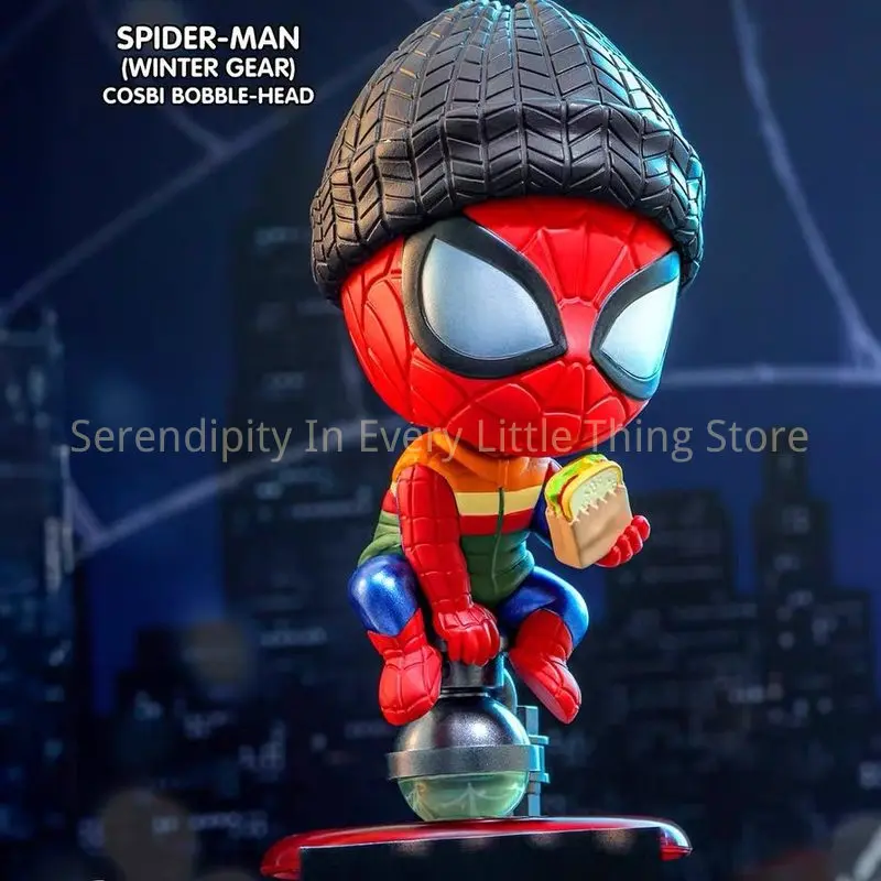 Фото Коллекционная серия Hot Toys Original Spider-Man Brand New Day Cosbi Bobble-Head: Слепая коробка, аниме-мерч, коллекционные игрушки, подарки №4