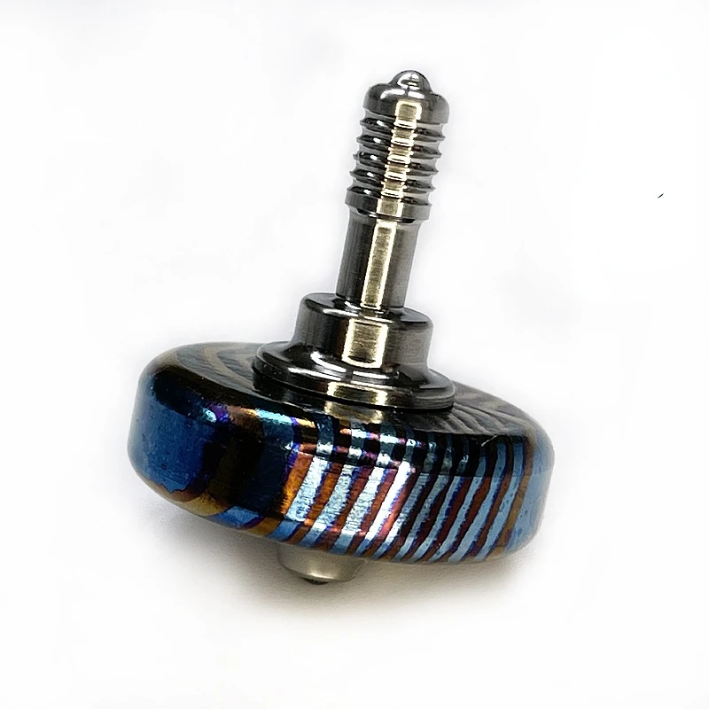 

Titanium Horse Leather Hand Toy Gyro EDC Finger Limit Toy Fingertip Hand Exercise Handle Decompression