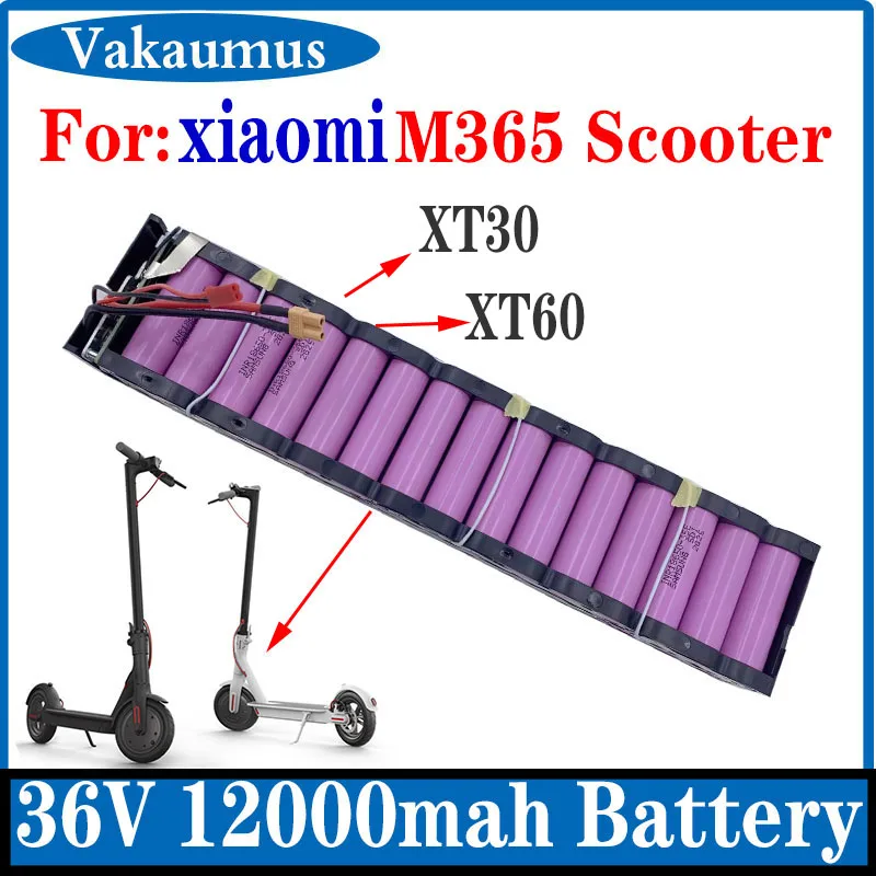 

Для электрического скутера Xiaomi Mijia M365, 36 В, 10S 3P 12 Ач, 18650 SC литиевый аккумулятор, с водонепроницаемой Bluetooth-связью