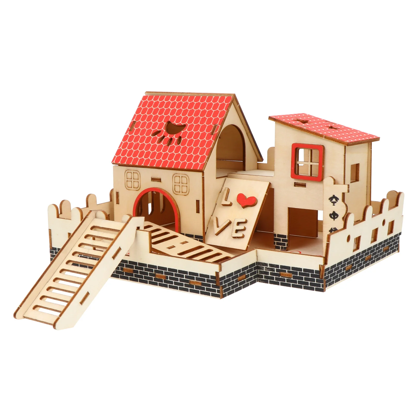 Комната для хомяка игрушки-кролики лестницы мышь крыса дерево спортивные