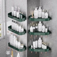 bathroom shelves no drill corner shelf shower storage holder shampoo cosmetic storage rack kitchen shelf bathroom accessories