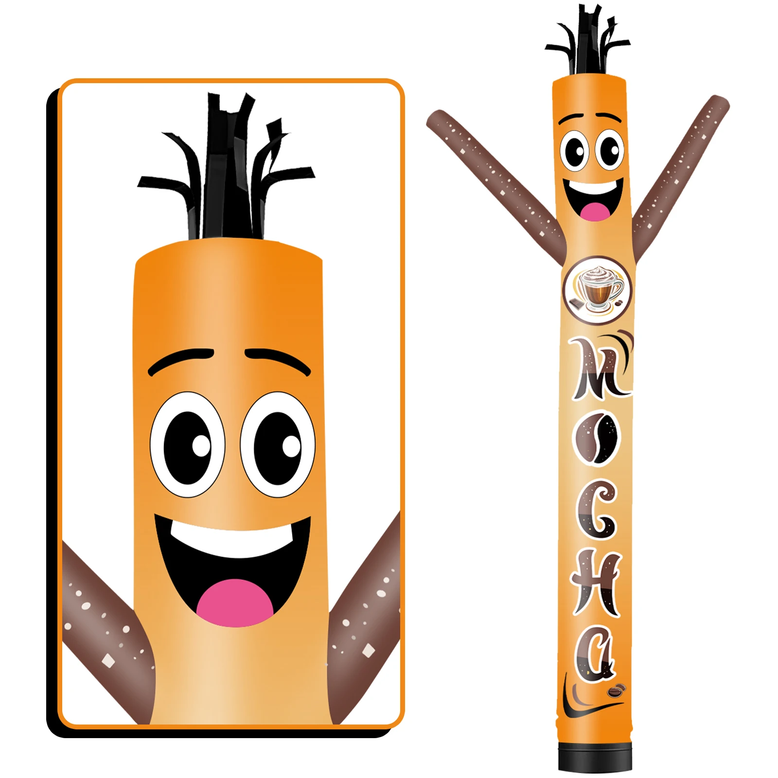 Высокий надувной маречик-танцующий мочо 6/10/15/20 футов для наружной рекламы (цветок